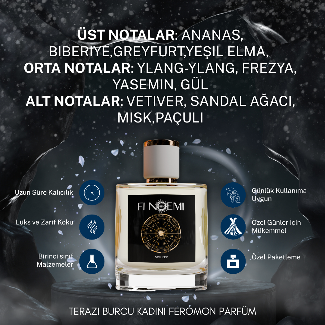 Fi Noemi Terazi Burcu Kadını Feromon Parfüm 50 ml