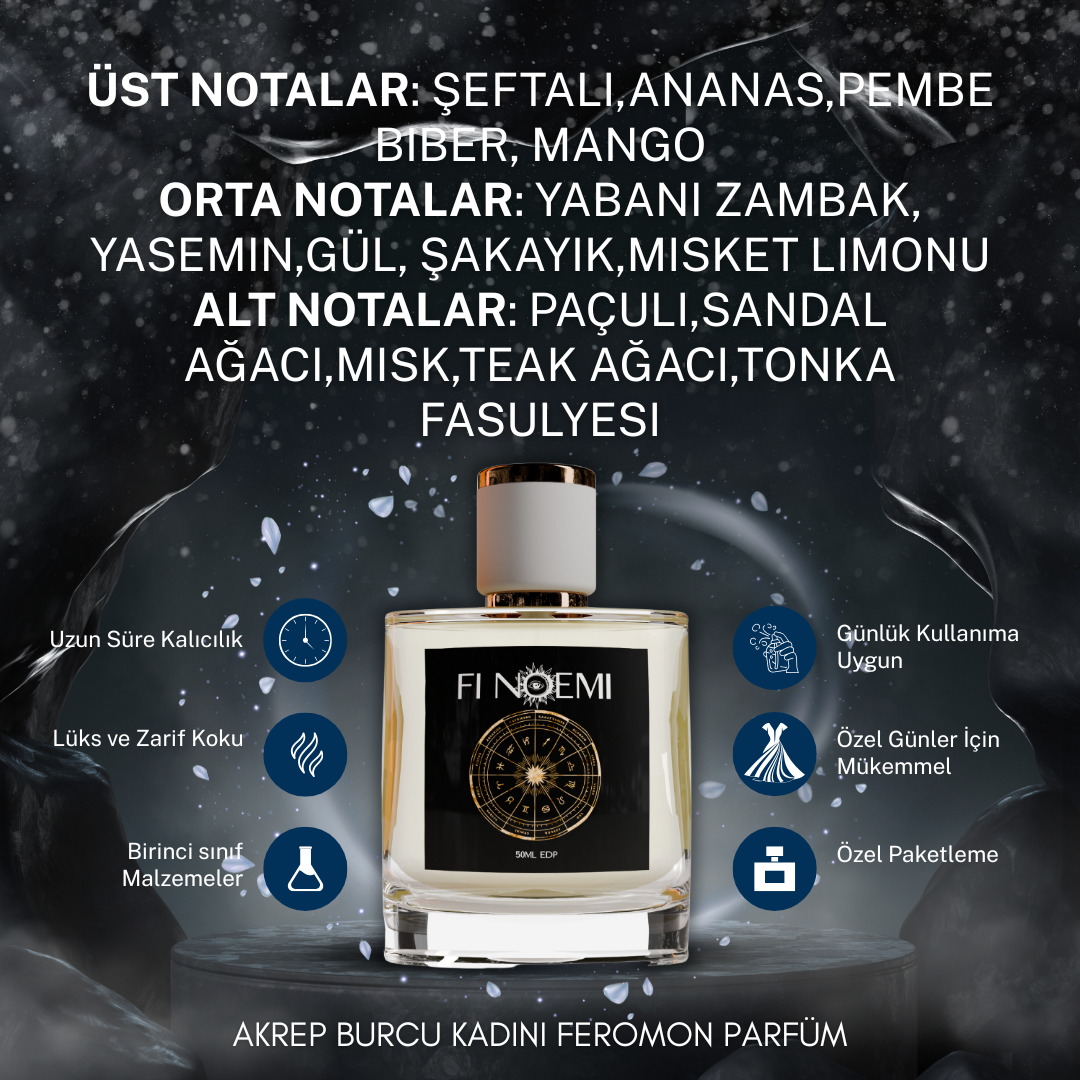 Fi Noemi Akrep Burcu Kadını Feromon Parfüm 50 ml